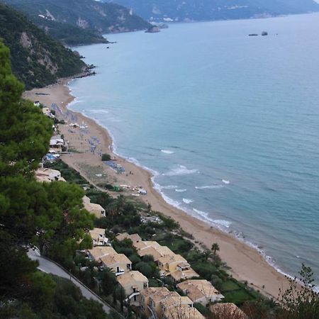 Corfu Glyfada Menigos Beach Apartments Bagian luar foto