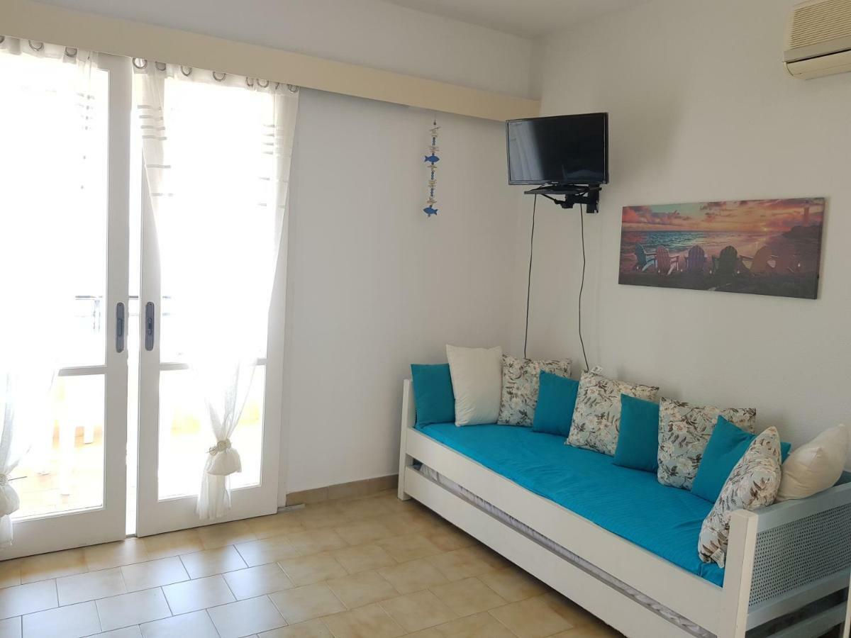 Corfu Glyfada Menigos Beach Apartments Bagian luar foto